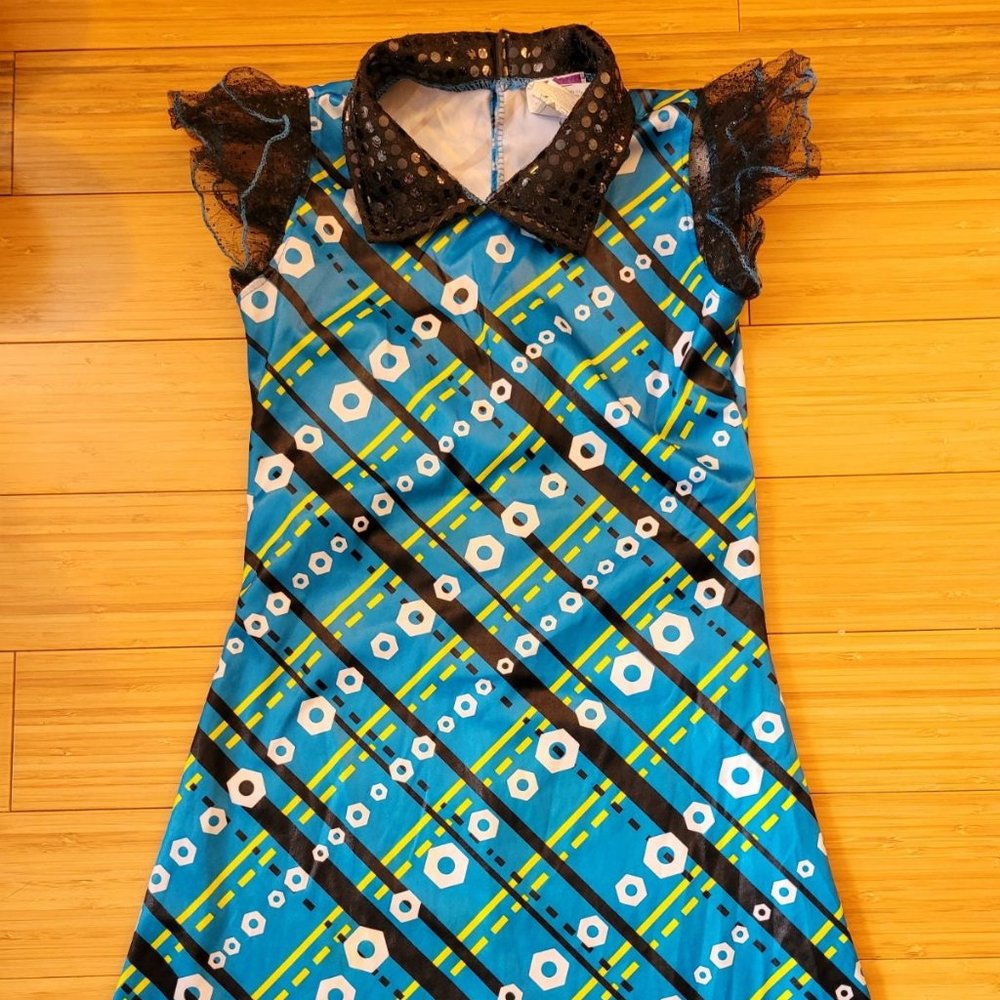 Monster High Blue and Black Kids Costume